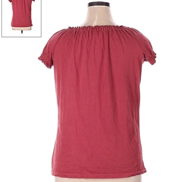 LRL Laren Ralph Lauren Pink Ruffle Neck & Sleeves Pullover Top Women's Plus 1X - Picture 2 of 6